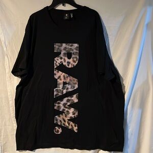G Star Raw men’s shirt size XXL in EUC color black with animal print
